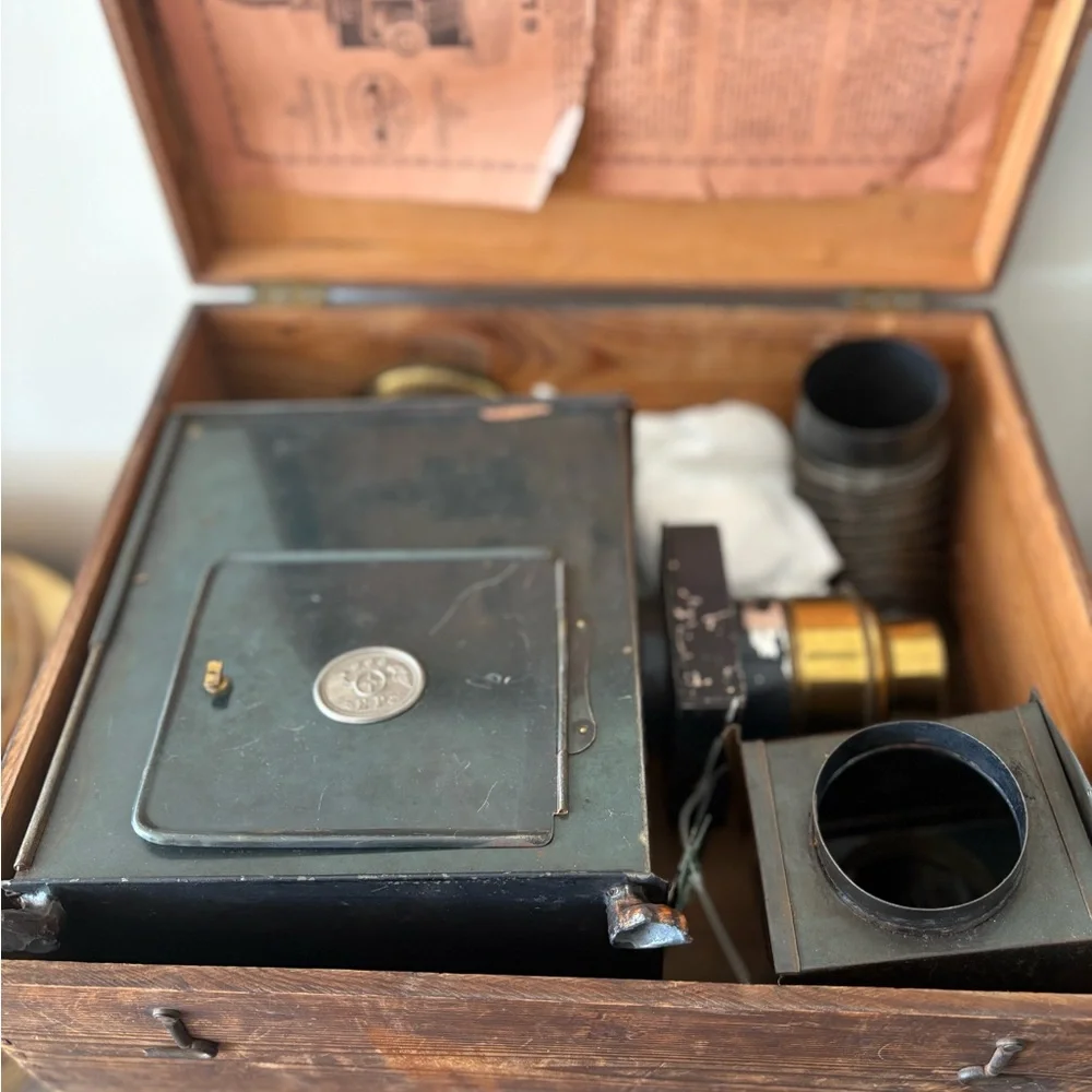 Vintage Magic Lantern Projector 📽️